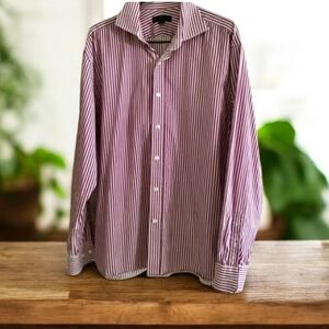 Express design studio men’s purple shirt XL wine long sleeves dress or c…